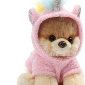GUND Worlds Cutest Dog Boo Itty Bitty Boo Unicorn Stuffed Animal Plush,