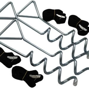 ZhenT Trampoline Anchors Kits,Heavy Duty Tie Down System,Set of 4,Give a Greater