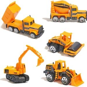 YIMORE Alloy Construction Engineering Truck Models Mini Pocket Size Play Vehicles Cars
