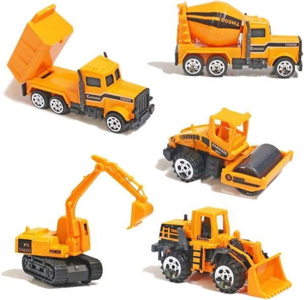 YIMORE Alloy Construction Engineering Truck Models Mini Pocket Size Play Vehicles Cars