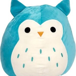 Squishmallow 8 Inch Turquoise Winston The Owl Stuffed Plush Toy