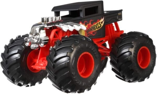 Hot Wheels Bone Shaker Monster Truck, 124 Scale Kit Toy