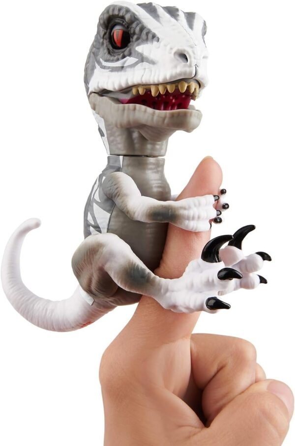 WowWee Untamed Raptor - Series 2- by Fingerlings - Ghost Gray -