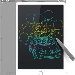 Tecboss LCD Writing Tablet Colorful Screen, Erasable Electronic Digital Drawing Pad Doodle