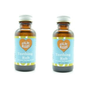 BALM Baby Teething RUB Natural Teething Relief Safe Vegan Cruelty Free -