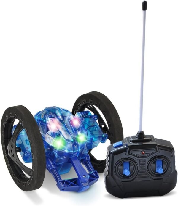 Mindscope Turbo Twister Catapult Jumping Remote Control RC Light Up LED Stunt