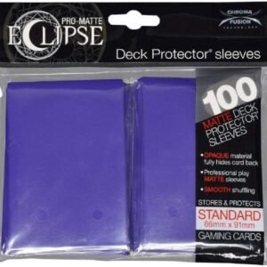 Ultra Pro Matte Eclipse Royal Purple Standard Deck Protector Sleeves 100 Count