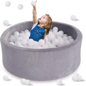 HAN-MM Kids Ball Pit, Kiddie Balls Pool, Stay at Home Toy, Baby