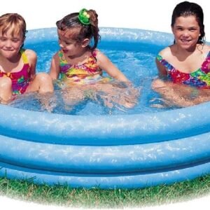 INTEX Crystal Blue Kids Outdoor Inflatable 58 Swimming Pool 58426EP