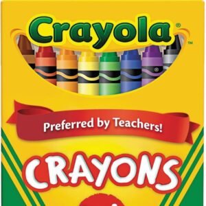 Binney & Smith CrayolaR Standard Crayon Set, Tuck-Box, Assorted Colors, Box Of