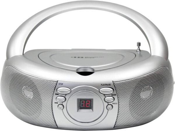 HamiltonBuhl Top-Loading CD Boombox with AM/FM Radio Kit Toy Fun