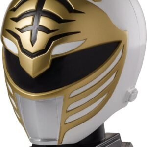 Power Rangers Legacy Mighty Morphin White Ranger Helmet Display Set