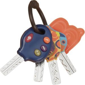 B. Toys 4 Textured Toy Car Keys for Babies & Toddlers LucKeys