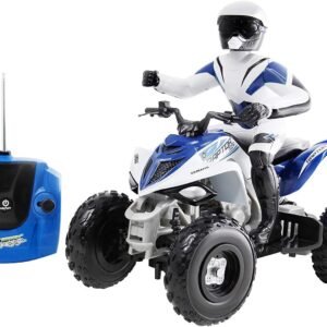 Kidz Tech 84052 RC Yamaha Raptor 700R Vehicle 16 Scale, White