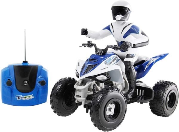 Kidz Tech 84052 RC Yamaha Raptor 700R Vehicle 16 Scale, White