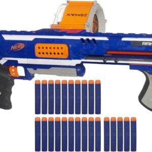 Nerf Rampage N-Strike Elite Toy Blaster with 25 Dart Drum Slam Fire