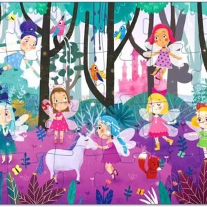 Puzzles for Kids Ages 3-5 Premium 24 Piece Fairy Forest Floor Puzzles