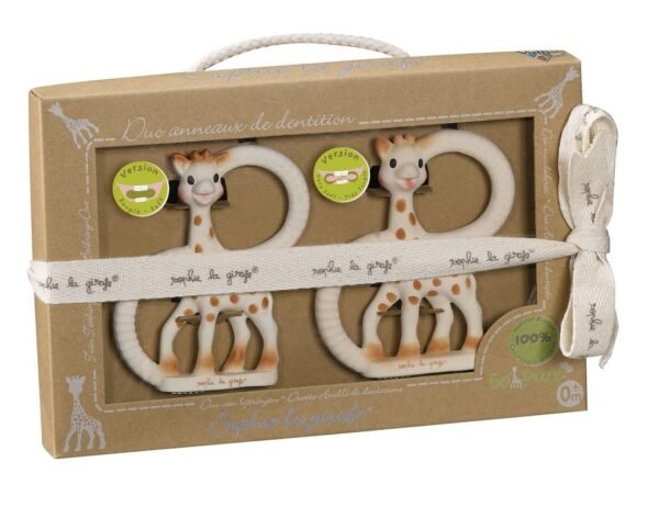 Vulli SoPure Teether Duet, Sophie The Giraffe Kit Toy Fun