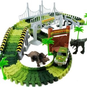 Boley Dinosaur Adventure Road Creators Playset - 142 Track Pieces and 11