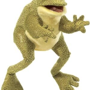 Folkmanis Funny Frog Hand Puppet Kit Toy Fun Kids Pack