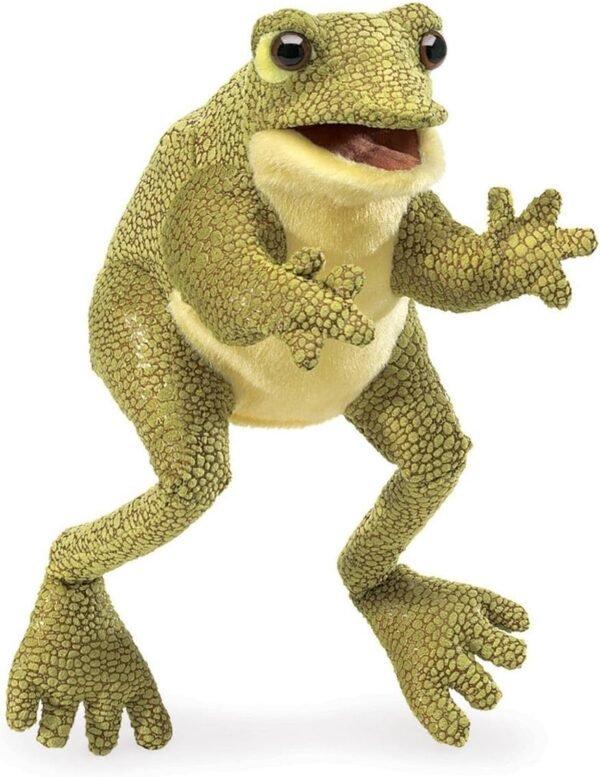 Folkmanis Funny Frog Hand Puppet Kit Toy Fun Kids Pack