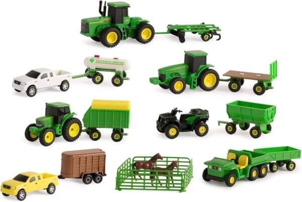 TOMY John Deere Vehicle Value Set Kit Toy Fun Kids