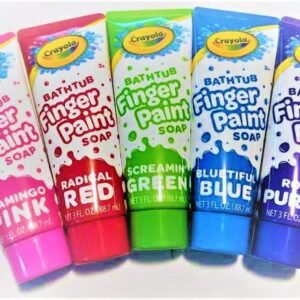 Crayola Bathtub Finger Paint Soap 5 Pack New Vibrant Colors