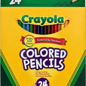 Crayola Colored Pencils, Coloring Supplies, 24 Count Kit Toy Fun