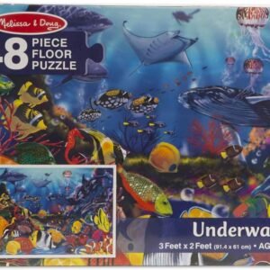 Melissa & Doug Underwater Floor Puzzle 48 pc Kit Toy
