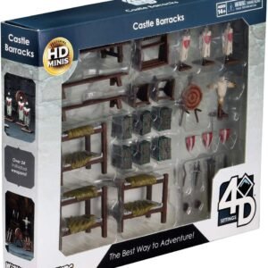 WizKids 4D Settings Castle Barracks Kit Toy Fun Kids Pack