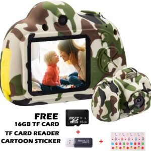KIDOVE Kids Toys Fun Camera, Waterproof & Shockproof Child Selfie Digital Game