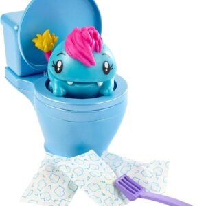 Pooparoos Squishy Surprise Pooping Pet and Toy Toilet Styles May Vary