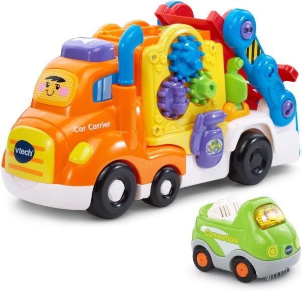VTech Go Go Smart Wheels Deluxe Car Carrier Kit Toy