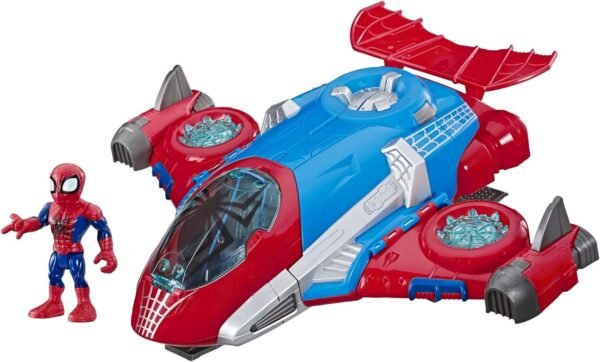 Super Hero Adventures Playskool Heroes Marvel Spider-Man Jetquarters Kit Toy