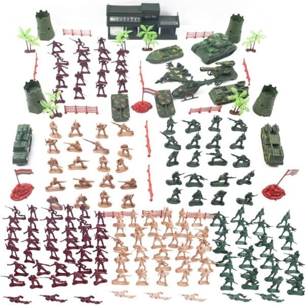Military Base Set, 307PCS Army Toys World War II Soldiers Plastic Army