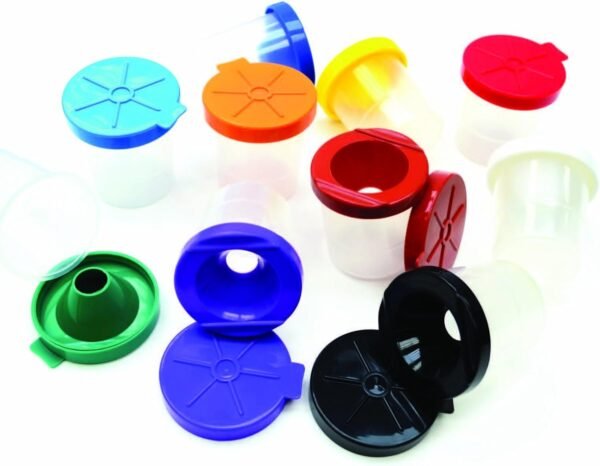 Creativity Street No-Spill Paint Cups, 10 Pack AC5100 Kit Toy