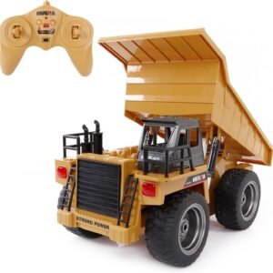 RC Truck, Dump Truck Construction Vehicle Toy, 2.4Ghz 6 Channel Full Functional