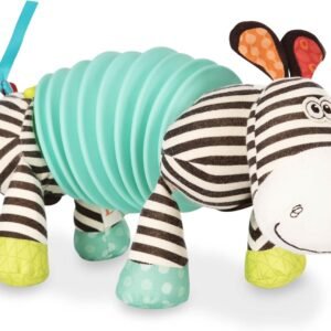B. toys Musical Accordion Zebra Plush Sensory Toy Non-Toxic Kit
