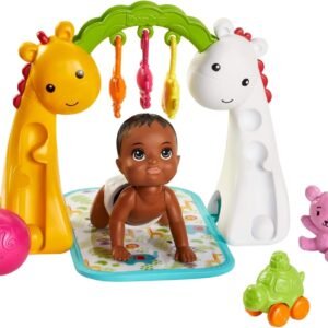 Barbie Skipper Babysitters Inc. Crawling and Playtime Playset with Baby Doll with