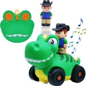 JOYIN Cartoon Dino Race Car Toys for Kids Easter Basket Stuffers, Classroom