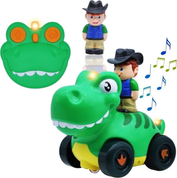JOYIN Cartoon Dino Race Car Toys for Kids Easter Basket Stuffers, Classroom