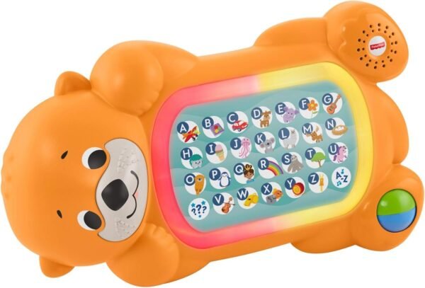 Fisher-Price Linkimals A to Z Otter - Interactive Educational Toy with Music