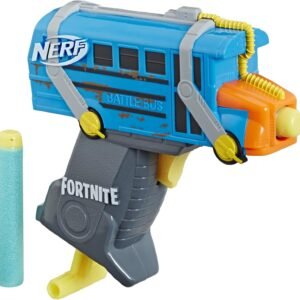 Fortnite Micro Battle Bus Nerf Microshots Dart-Firing Toy Blaster & 2 Official