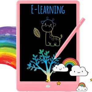 TEKFUN LCD Writing Tablet Doodle Board, 10inch Colorful Drawing Tablet Writing Pad,