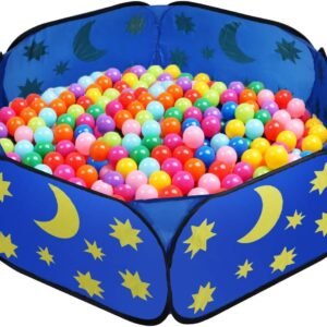 Eggsnow Spacious Kids Ball Pit,Portable Toddlers Play Pit for Preschooler Indoor and