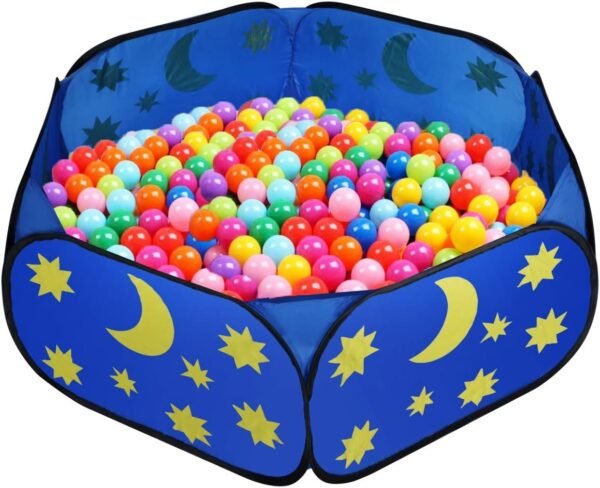 Eggsnow Spacious Kids Ball Pit,Portable Toddlers Play Pit for Preschooler Indoor and
