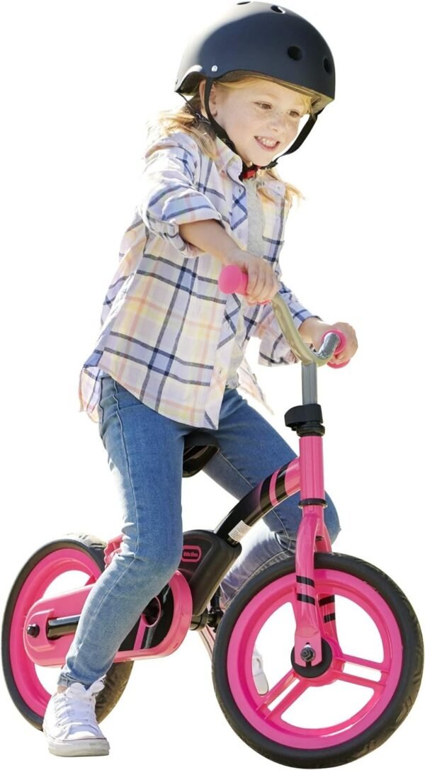 Little Tikes My First Balance-to-Pedal Bike with Fold in Pedals, 2-in-1, Pink,