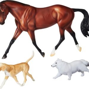 Breyer Traditional Series Protocol - Legendary Hunter Horse Toy Model with 2