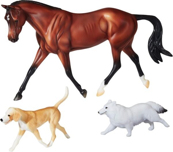 Breyer Traditional Series Protocol - Legendary Hunter Horse Toy Model with 2