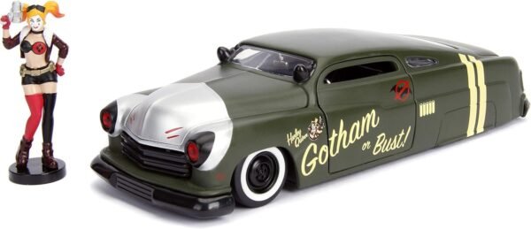 Jada DC Comics Bombshells Harley Quinn & 1951 Mercury Die-cast Car, 1
